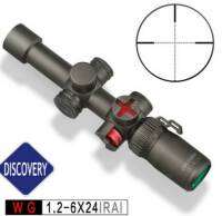 Discovery WG 1.2-6X24 IRAI  กล้องแท้ แถมขาจับ1คู่แถมระดับนํ้าตั้งกล้อง กล้องรับประกันความคมชัดระดับ AAA