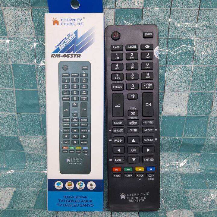 Remote Remot Tv Sanyo Aqua Led Lcd Multi Seperti Ori Lazada Indonesia