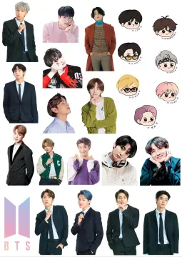 BTS Stickers Glossy & Matte Waterproof 24pcs Cut Already