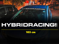 สติกเกอร์ติดรถยนต์ คาดกระจกหน้า hybridracingแต่งฮอนด้า สไตล์เมกา