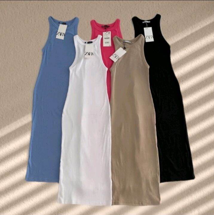Zara Racerback bodycon dress(below the knee)orig overruns Lazada PH