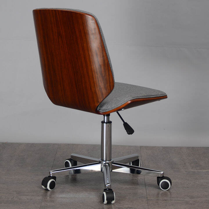 Creative Solid Wood Computer Chair Backrest Home Modern Simple Lifting