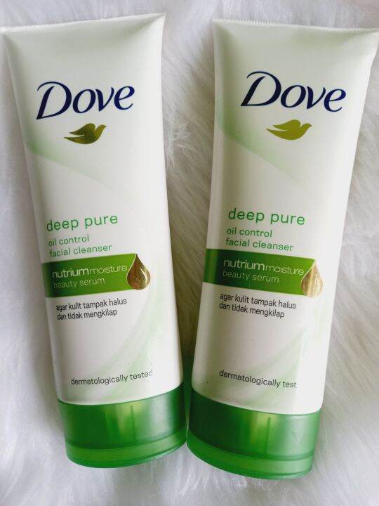 50 off DOVE DEEP PURE OIL CONTROL FACIAL CLEANSER NUTRIUM MOISTURE