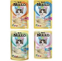 Nekko อาหารเปียกมูสลูกแมว 1 โหล 70g.