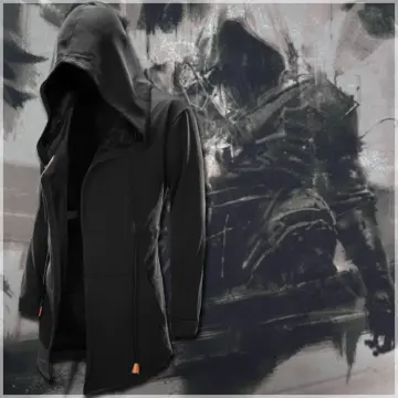 2023 New Medieval Assassin Game Assassins Creed Cosplay Costume Edward  Streetwear Hooded Jacket Outwear Halloween Party Clothing