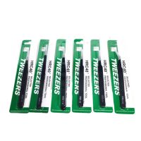 1Pcs ESD-12 ESD-15 Lash แหนบชุด False ตัวต่อขนตาคลิปคีมแหนบคิ้วสำหรับผมเล็บ Soldering Lash แหนบ Peralatan Rias