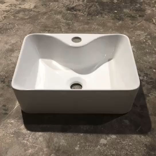 Art Basin Classica Italiano Set Lengkap Wastafel Cuci Tangan Keramik Kotak Modern Mewah Anti 4258