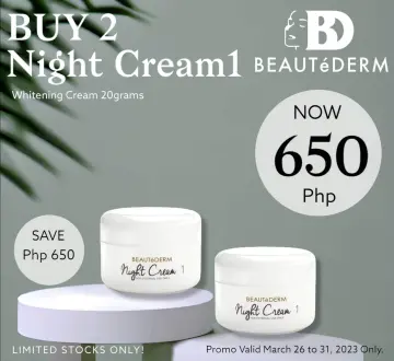 Shop Beauty Derm Buy 1 Take 1 Promo Night Cream 2 with great