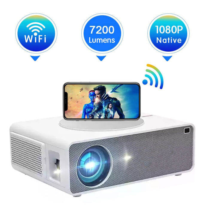 9500 Lumens Salange Q10 Projector Full HD 1080P พื้นเมือง 1920x1080
