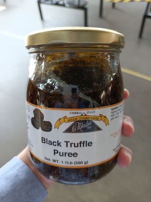 Black Truffle Puree 500 g.(Italy) ซอสทำสปาเก็ตตี้ เห็ดทรัฟเฟิลดำ ขนาด 500 กรัม จากประเทศอิตาลี