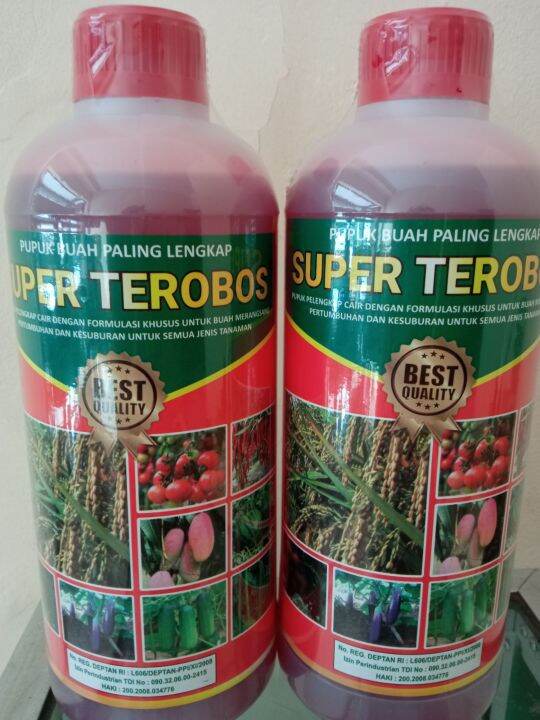 SUPER TEROBOS MERAH 1000ML, PUPUK BUAH PALING LENGKAP | Lazada Indonesia