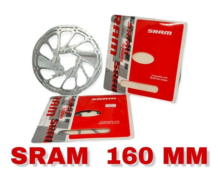 ใบดิสเบรคจักรยาน-160-mm-sram-แบบ-6-รู-1-ใบ