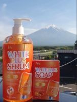 1แถม1 เซรั่ม +สบู่ เซรั่มลบดำ บีพี ไวท์พลัส BP White Plus Serum 500ml &amp; Soap เซรั่มครูเบียร์