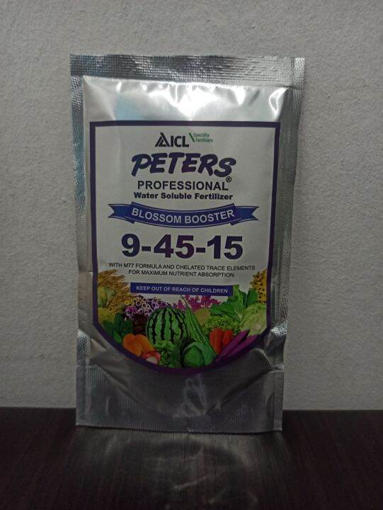 PETERS 9-45-15 (100 GRAMS) BLOSSOM BOOSTER FOLIAR FERTILIZER by ALLIED ...