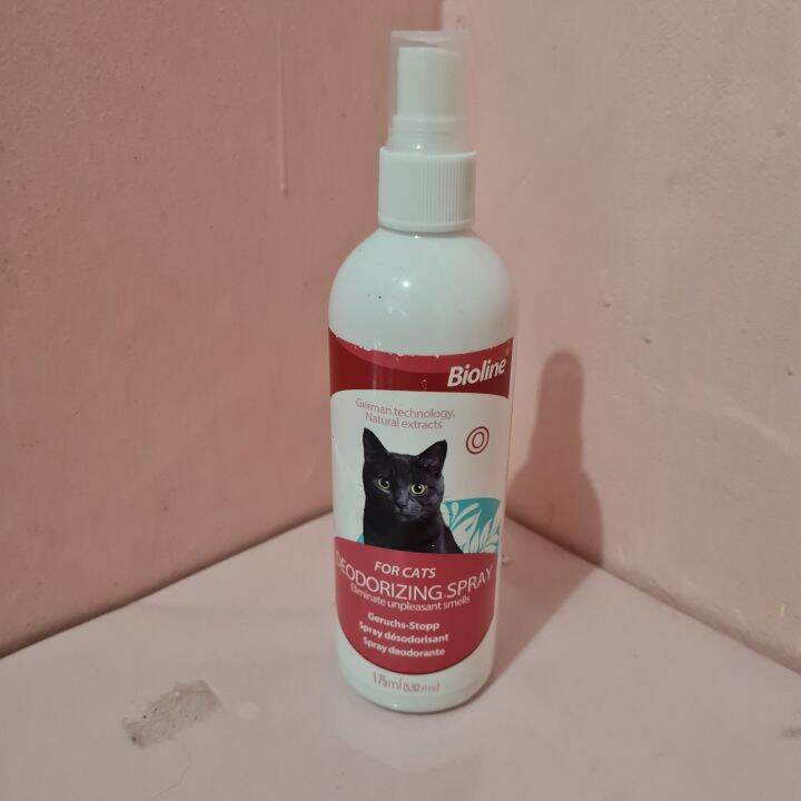 Bioline deodorizing spray for cats Lazada PH