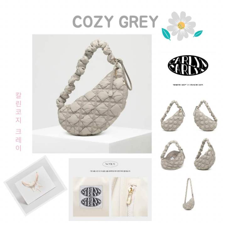carlyn-cozy-m-gray-แท้-พร้อมส่ง-ของแท้จาก-รับประกันสินค้า