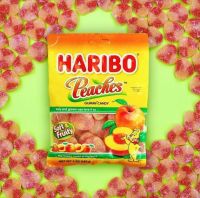 เยลลี่ฮาริโบ รสพีช Haribo Peaches Gummy 80g.