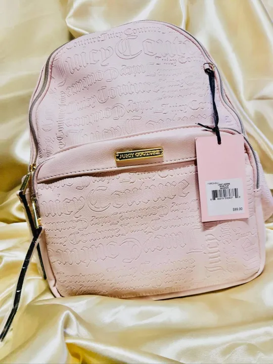 JUICY COUTURE PINK BACKPACK | Lazada PH