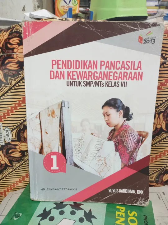 Buku Ppkn Kelas 7 Smp Erlangga Lazada Indonesia