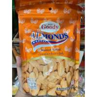 Almonds อัลมอนด์อบเกลือ ตรากู๊ดดี้ Goody ขนาด500กรัม ห่อสีส้ม (goody almonds 500g.)