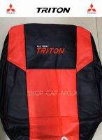 หุ้มเบาะหนังตรงรุ่น TRITON ใหม่ ปี 2013-2020-ปัจจุบัน (1 คู่-หน้า) มีสีให้เลือก สีดำแดง,สีดำน้ำเงิน,สีดำ ( TRITON ) สวยงามมีมิติใหม่ สวมทับเข้ารูป ตัดเย็บปราณีต ติดตั้งง่าย ทำความสะอาดง่าย ช่วยลดฝุ่นติดเบาะ สาเหตุของโรคภูมิแพ้และเชื้อโรค