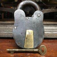 Vintage Security Padlock G.M.W 1945 กุญแจโบราณ เก่า หายาก  สามารถใช้งานได้ปกติ