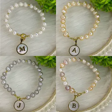 Colorful Clover With Natural Fresh Water Pearl Bracelet Jewelry for Women  Jewelry | Shopee Philippines