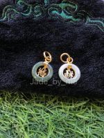 จี้โชคดี( 福 ) จี้หยกแท้ 100 % ชุบทอง จี้สร้อย จี้กำไล จี้แห่งความโชคดี By Jade Jewelry Store