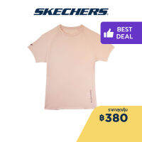 Skechers สเก็ตเชอร์ส เสื้อยืดแขนสั้นผู้หญิง Women  1st Series Short Sleeve Tee  Apparel - SP22Q4W365-01L4