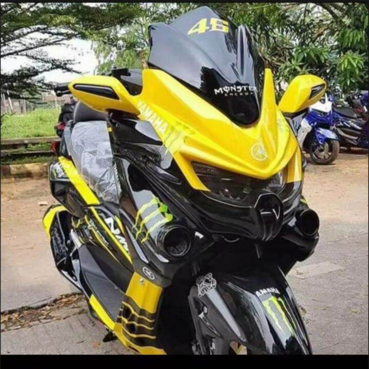 sepaket body nmax model predator , modifikasi nmax model predator