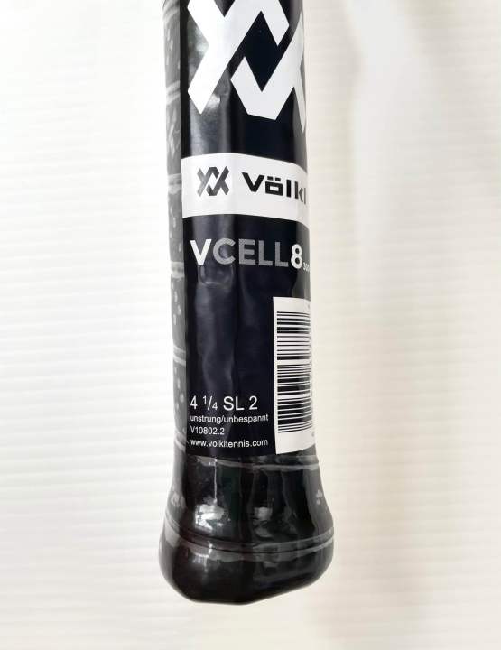 volkl-v-cell-8-300g-ไม้เทนนิส-สินค้าใหม่-แท้100-หน้าไม้-100-น้ำหนัก-300-กรัม-สีดำ-แดง-แถมเอ็น-แถมโอเวอร์กริป