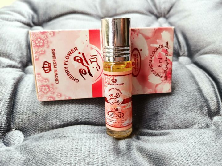 น้ำหอม-อาหรับ-perfume-oil-cherry-flower-by-al-rehab-unisex-cherry-flower-หอมหวานสดชื่น-น้ำหอมไร้แอลกอฮอล์