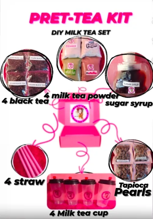 DIYMILK TEA SET by PRETTEA MILK TEA Lazada PH