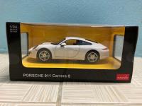 รถโมเดลเหล็ก 1 ต่อ 24 รถ PORSCHE 911 Carrera S สีขาว