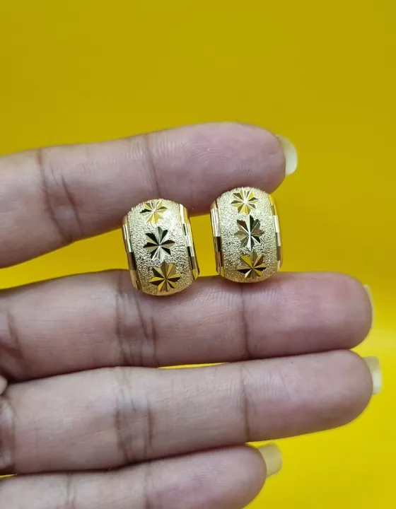 21k Gold Clip Earring Lazada PH