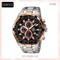 CASIO Edifice รุ่น EF-539D-1A5 สายสแตนเลสสตีล ข้อมือผู้ชาย สินค้ารับประกัน1ปี