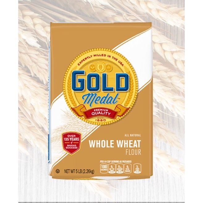 GOLD MEDAL🥇Whole Wheat Flour 2.26kg. แป้งโฮลวีต