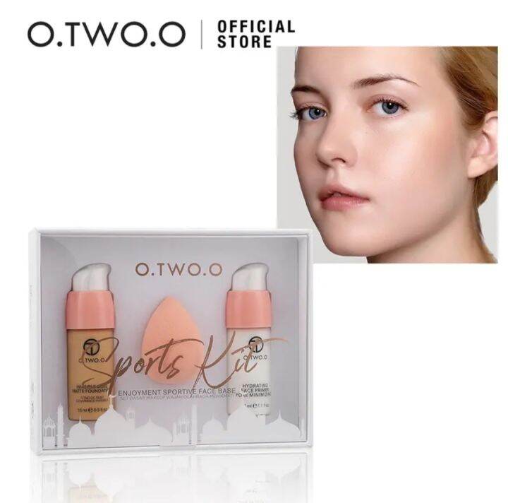 O two O Primer and Liquid Foundation Sport Kit Set | Lazada PH