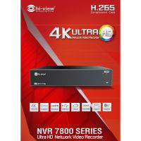 Hiview เครื่องบันทึก NVR 32 CH รุ่น: HP-7832H8 Support 4K (80 MP(3840x2160)