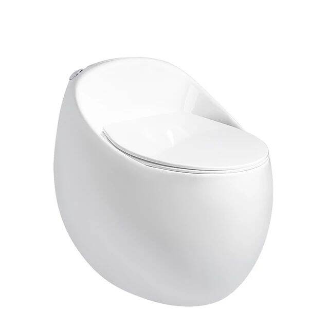 Toilet Bowl Ceramic White Toilet With Tank 3liters Egg White Toilet