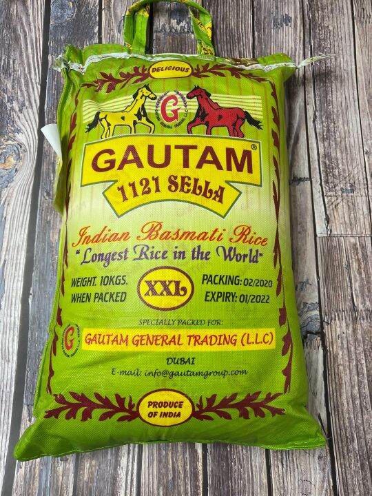Basmati rice Gautam 10kilo Extra long grain Lazada PH