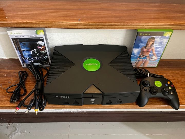 เครื่องเกมส์-xbox-original-100v-japanese-local-รุ่นแรก-เล่นแผ่นแท้โซนญี่ปุ่นเท่านั้น