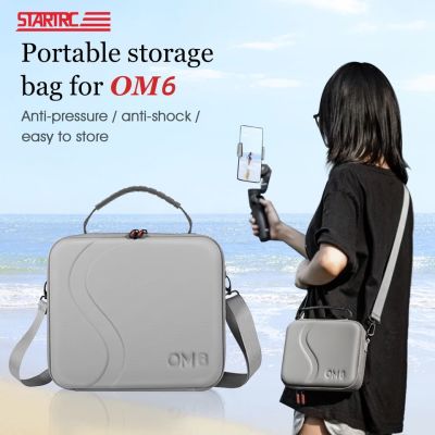 STARTRC OM6 Bag Handheld Gimbal Storage Box Shoulder Messenger Storage Box for DJI Osmo Mobile 6 PU Portable Case