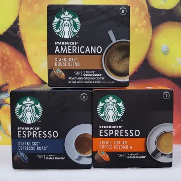 Starbucks House Blend – Americano Coffee Pods/Capsules by Nescafe Dolce  Gusto (12 Servings), 102g