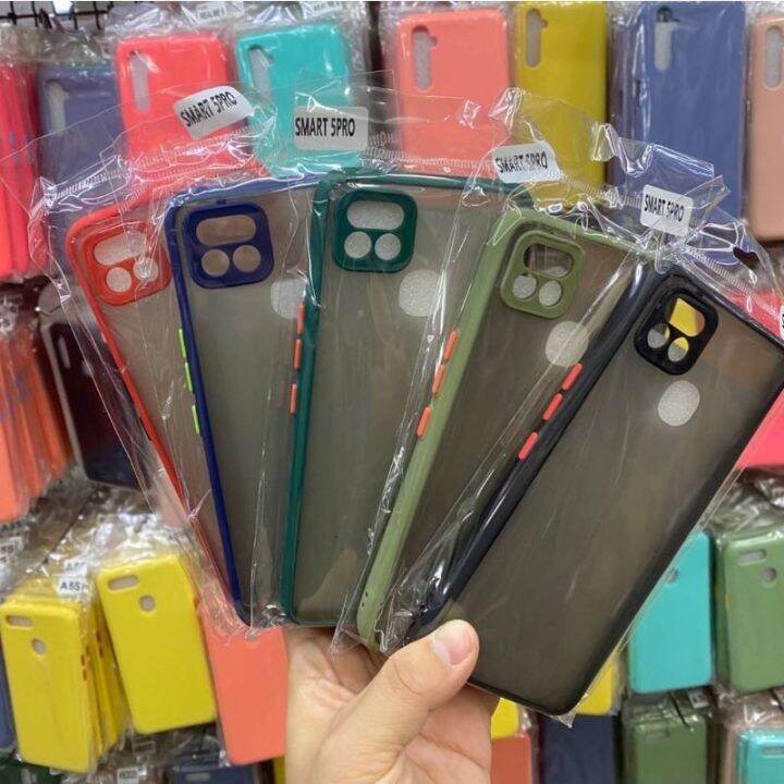 พร้-อมส่งใน-เคสขอบนิ่มหลังแข็งขุ่นคลุมกล้อง-for-infinix-smart-5-pro-smart5pro-smart-6-smart6