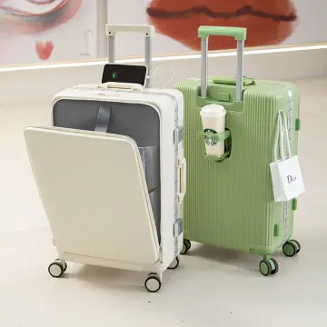 Luggage Aluminum Frame 24-Inch Trolley Case Multi-Functional with