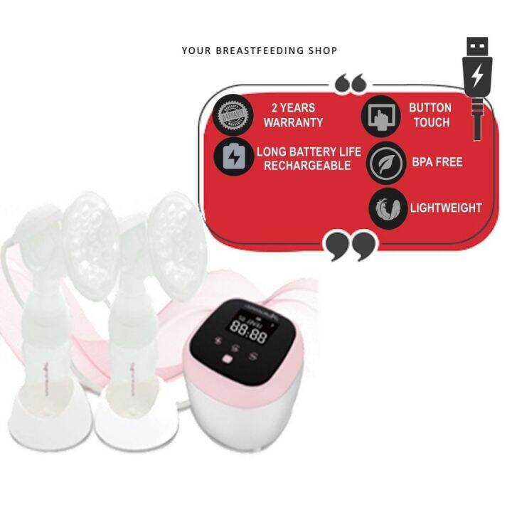 Autumnz Hybrid Duo Double Electric Breast Pump (READY STOCK) Lazada