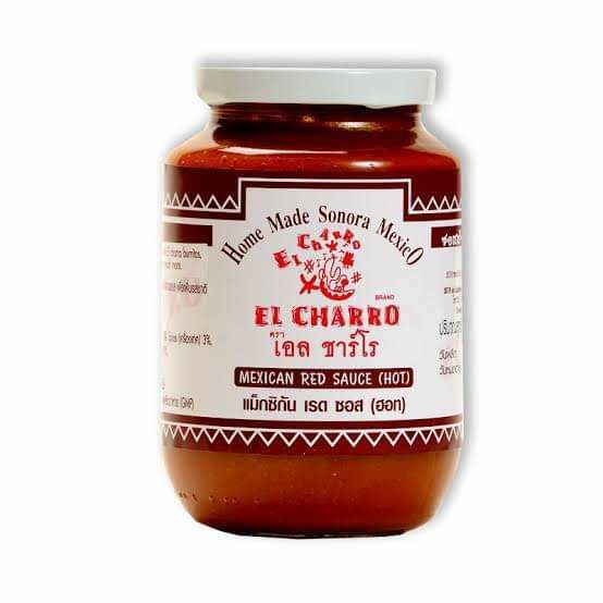 เเม็กซิกัน เรดซอสฮอท เอลชาร์โล (Mex Red Sauce Hot EL Charro) 400 G เผ็ดมาก