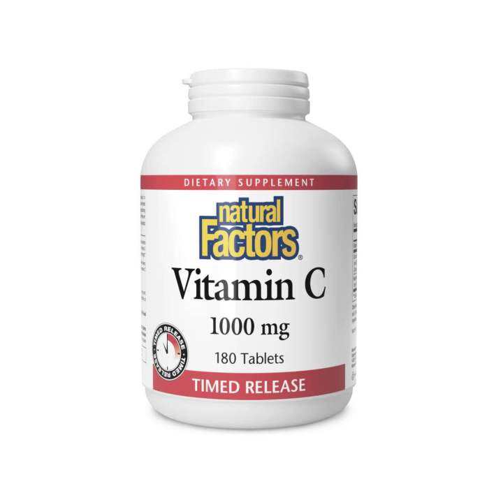 Natural Factors Vitamin C 1000mg Timed Release 180 tab Lazada