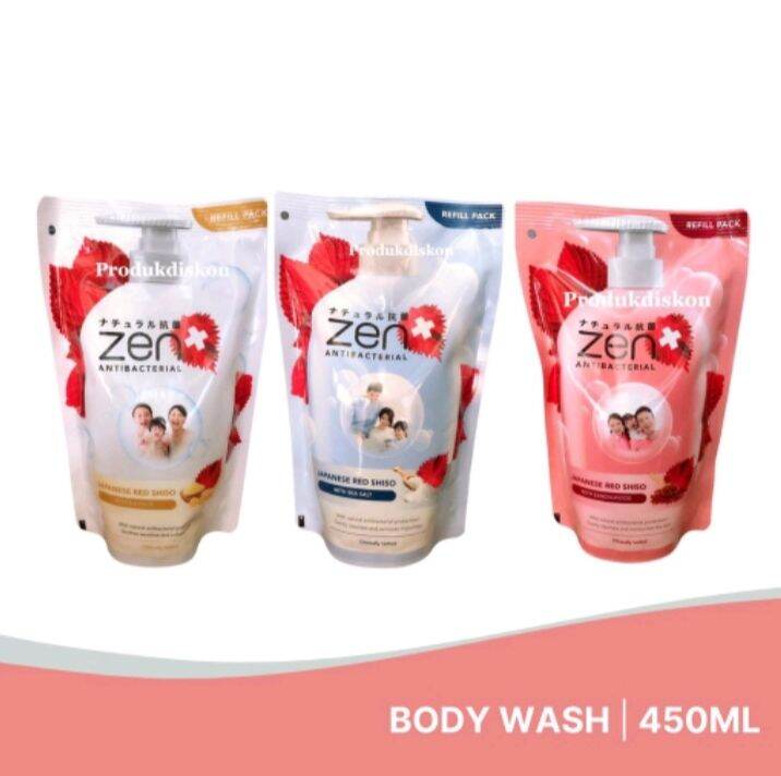PROMO ZEN Body Wash 450 ML Sabun Mandi Cair Lazada Indonesia